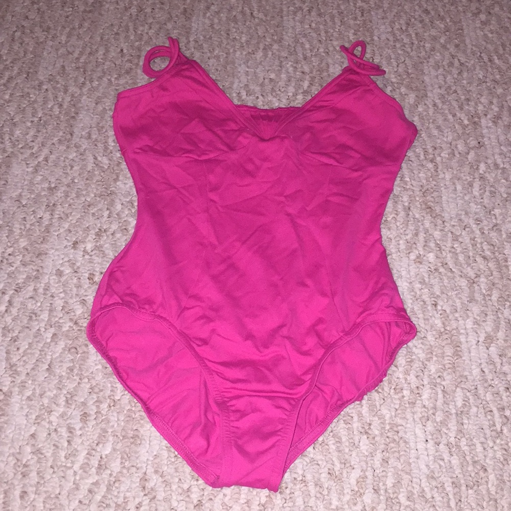 Pink Bloch brand dance leotard